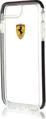 Ferrari FEGLHCP7LBK Iskunkestävä Apple iPhone 7/8 Plus Clear hinta ja tiedot | Puhelimen kuoret ja kotelot | hobbyhall.fi