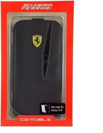 Ferrari FECHFPFLS4 i9505 / i9500 Galaxy S4 musta hinta ja tiedot | Puhelimen kuoret ja kotelot | hobbyhall.fi