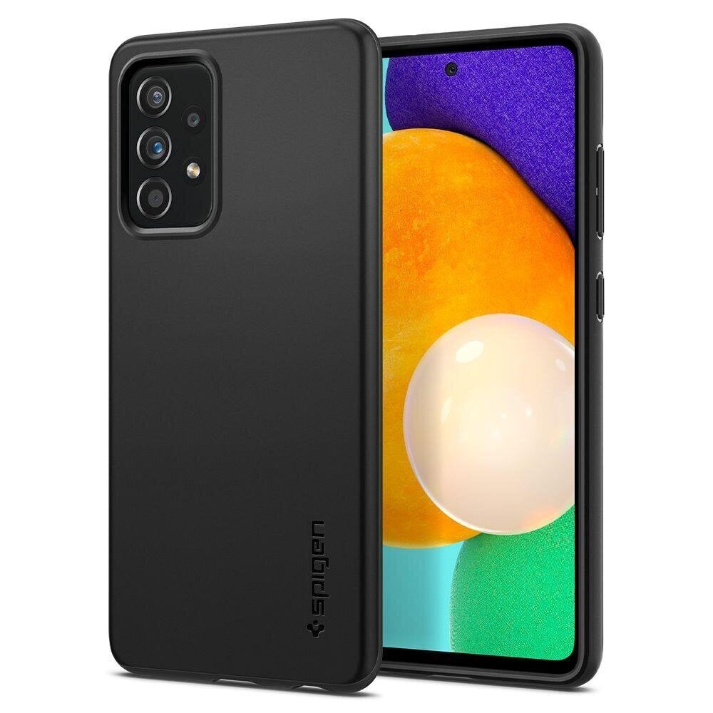 Spigen Galaxy A52 / A52 5G / A52s 5G MUSTA hinta ja tiedot | Puhelimen kuoret ja kotelot | hobbyhall.fi