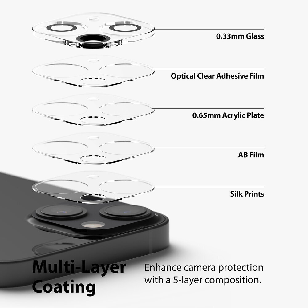 Ringke kamerasuoja iPhone 13 / iPhone 13 mini C1G021 hinta ja tiedot | Näytönsuojakalvot ja -lasit | hobbyhall.fi