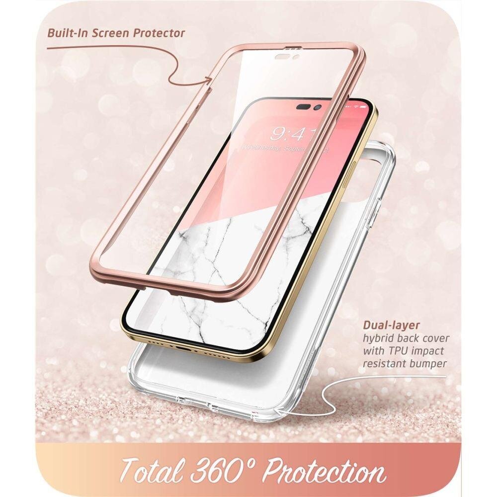 Supcase Cosmo iPhone 14 Pro Max Marble hinta ja tiedot | Puhelimen kuoret ja kotelot | hobbyhall.fi