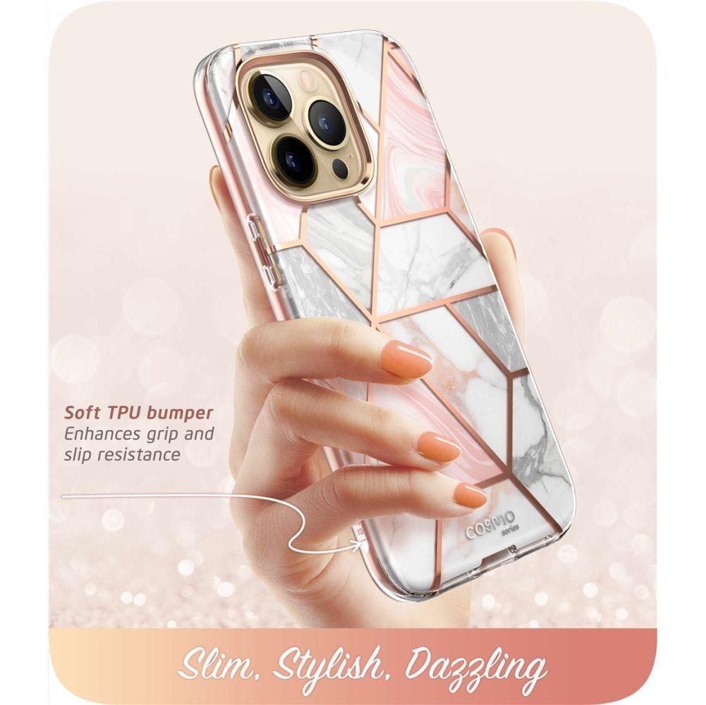 Supcase Cosmo iPhone 14 Pro Max Marble hinta ja tiedot | Puhelimen kuoret ja kotelot | hobbyhall.fi