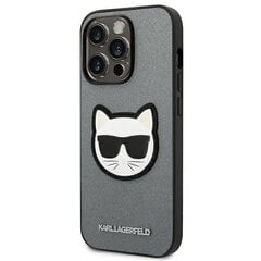 Karl Lagerfeld KLHCP14XSAPCHG iPhone 14 Pro Maxille, harmaa hinta ja tiedot | Puhelimen kuoret ja kotelot | hobbyhall.fi