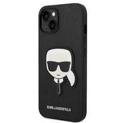 Karl Lagerfeld KLHCP14SSAPKHK iPhone 14:lle, musta hinta ja tiedot | Puhelimen kuoret ja kotelot | hobbyhall.fi