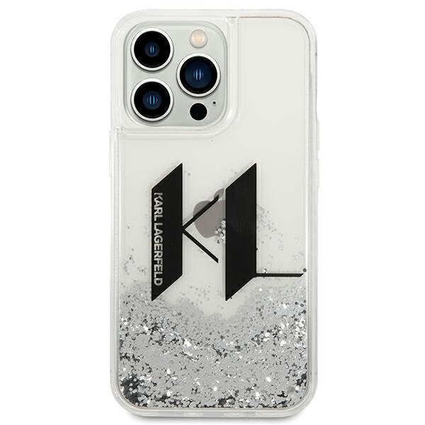 Karl Lagerfeld KLHCP14LLBKLCS iPhone 14 Prolle, kirkas hinta ja tiedot | Puhelimen kuoret ja kotelot | hobbyhall.fi