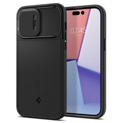 Spigen Optik Armor iPhone 14 Pro Max musta hinta ja tiedot | Puhelimen kuoret ja kotelot | hobbyhall.fi