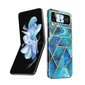 Supcase Cosmo Galaxy Z Flip 4 Marble Blue hinta ja tiedot | Puhelimen kuoret ja kotelot | hobbyhall.fi