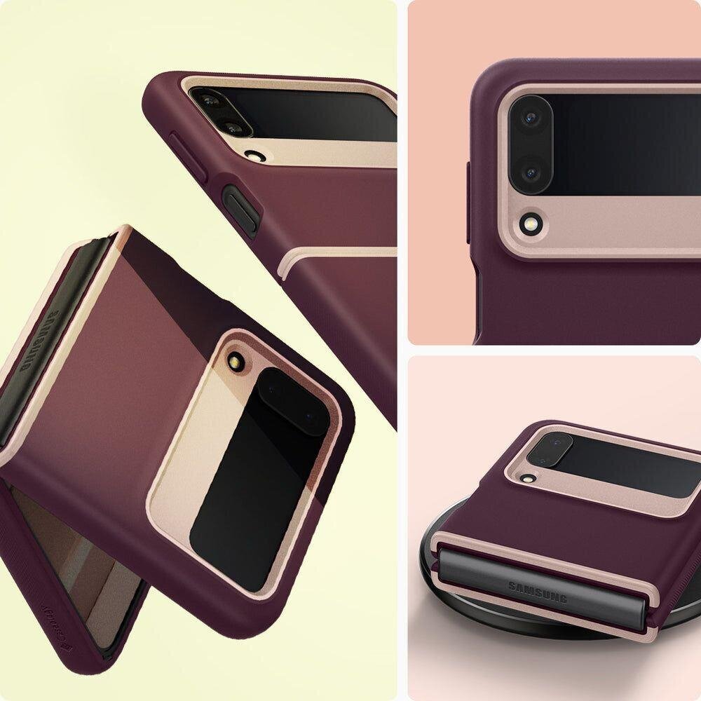 Caseology Nano Pop Galaxy Flip 4 Burgundy hinta ja tiedot | Puhelimen kuoret ja kotelot | hobbyhall.fi