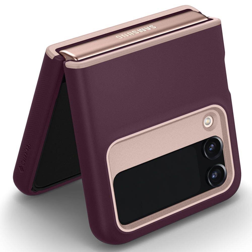 Caseology Nano Pop Galaxy Flip 4 Burgundy hinta ja tiedot | Puhelimen kuoret ja kotelot | hobbyhall.fi