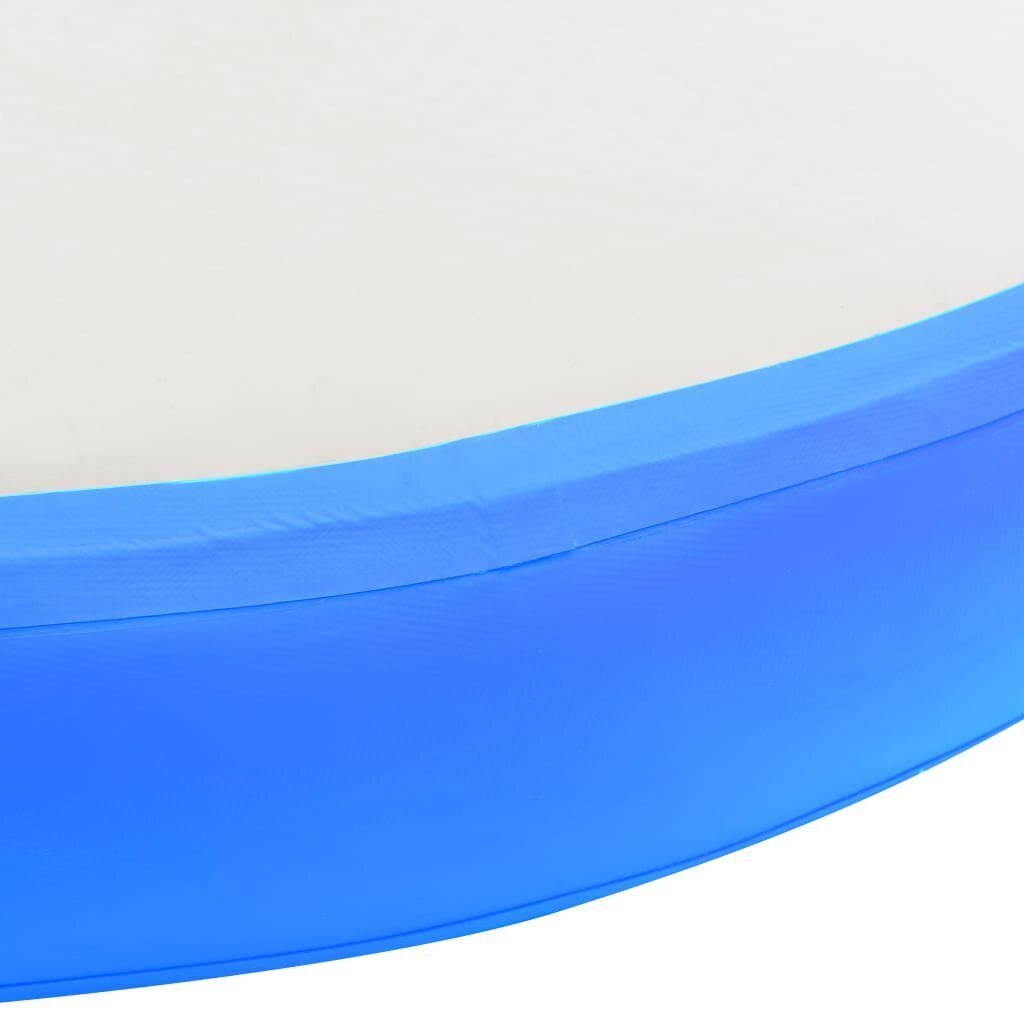 vidaXL Täytettävä voimistelumatto pumpulla 100x100x20 cm PVC sininen hinta ja tiedot | Joogamatot | hobbyhall.fi