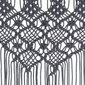 vidaXL Macrame verho antrasiitti 140x240 cm puuvilla hinta ja tiedot | Verhot | hobbyhall.fi