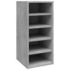 vidaXL Kenkäkaappi betoninharmaa 31,5x35x70 cm lastulevy hinta ja tiedot | Kenkäkaapit ja -hyllyt | hobbyhall.fi