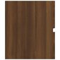 vidaXL Allaskaappi ruskea tammi 90x38,5x45 cm tekninen puu hinta ja tiedot | Kylpyhuonekalusteet | hobbyhall.fi