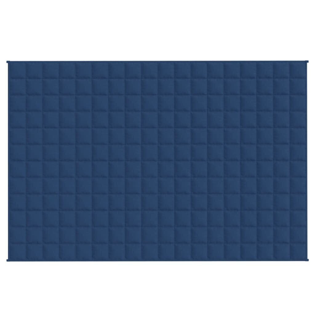 vidaXL Painopeitto sininen 120x180 cm 5 kg kangas hinta ja tiedot | Peitot | hobbyhall.fi