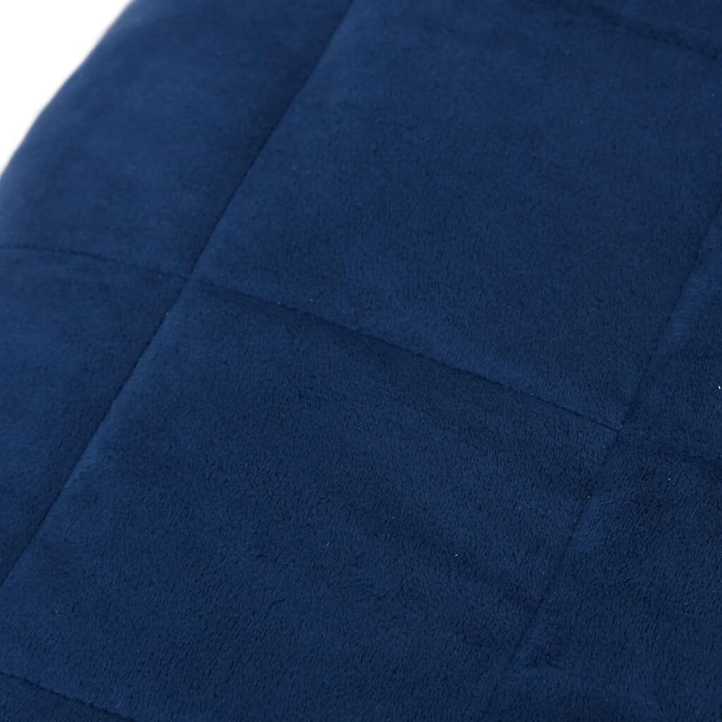 vidaXL Painopeitto sininen 135x200 cm 6 kg kangas hinta ja tiedot | Peitot | hobbyhall.fi