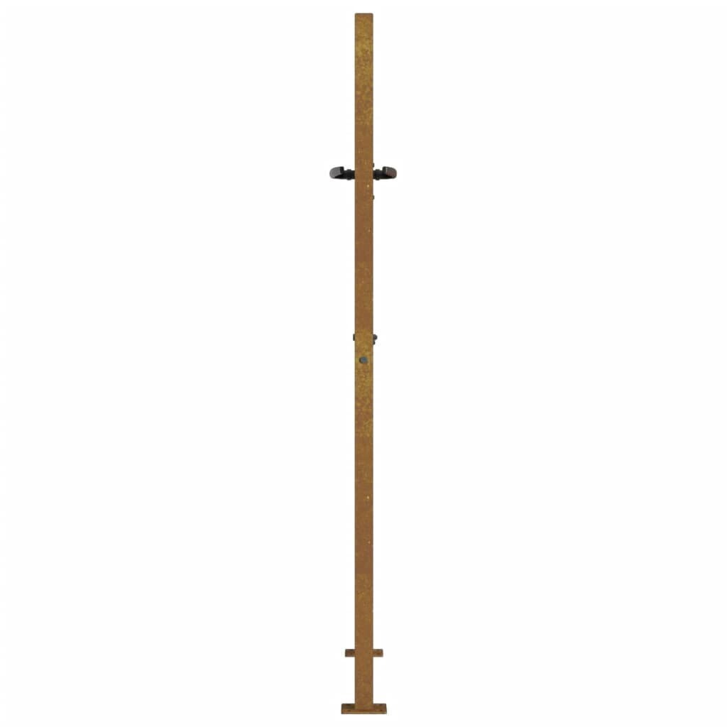 vidaXL Puutarhaportti 105x130 cm corten teräs hinta ja tiedot | Aidat ja tarvikkeet | hobbyhall.fi