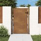 vidaXL Puutarhaportti 105x130 cm corten teräs hinta ja tiedot | Aidat ja tarvikkeet | hobbyhall.fi