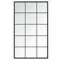 vidaXL Seinäpeilit 4 kpl musta 100x60 cm metalli hinta ja tiedot | Peilit | hobbyhall.fi