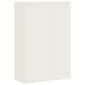 vidaXL Arkistokaappi valkoinen 90x40x140 cm teräs hinta ja tiedot | Kaapit | hobbyhall.fi