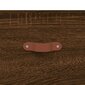 vidaXL Kaappi ruskea tammi 69,5x34x180 cm tekninen puu hinta ja tiedot | Lipastot | hobbyhall.fi