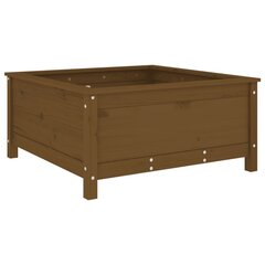 vidaXL Kukkalaatikko hunajanruskea 82,5x82,5x39 cm täysi mänty hinta ja tiedot | Kukkalaatikot | hobbyhall.fi