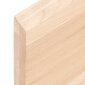 vidaXL Kylpyhuoneen työtaso 100x60x(2-4) cm käsittelemätön täysi puu hinta ja tiedot | Pöytälevyt | hobbyhall.fi