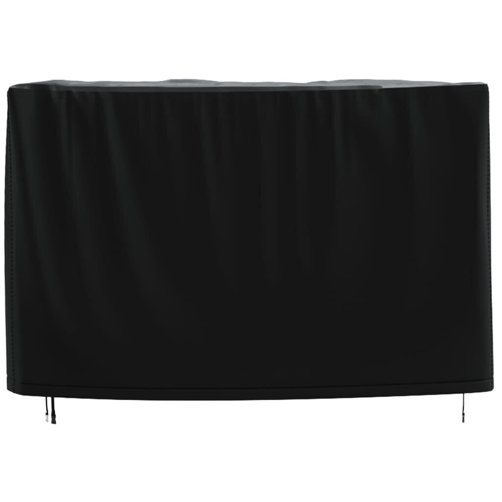 vidaXL Puutarhakalusteiden suoja musta 300x140x90 cm vedenkestävä 420D hinta ja tiedot | Istuintyynyt, pehmusteet ja päälliset | hobbyhall.fi