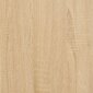 vidaXL Yöpöytä seinälle Sonoma-tammi 35x30x51 cm tekninen puu hinta ja tiedot | Yöpöydät | hobbyhall.fi