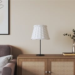 vidaXL Lampunvarjostin valkoinen Ø15x12 cm paju hinta ja tiedot | Pöytävalaisimet | hobbyhall.fi
