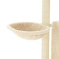 vidaXL Kissan kiipeilyteline sisal-raapimispuilla kerma 96,5 cm hinta ja tiedot | Raapimispuut ja kiipeilypuut | hobbyhall.fi