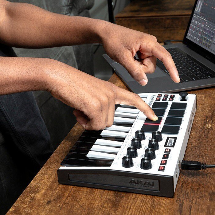 Kosketinsoitin Akai, MPK Mini MK3, Midi USB hinta ja tiedot | Kosketinsoittimet | hobbyhall.fi