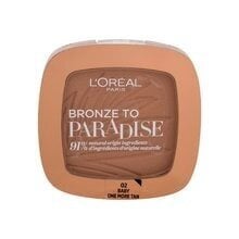 Aurinkopuuteri L'Oréal Paris Bronze to Paradis, 02-baby one more tan hinta ja tiedot | Meikkivoiteet ja puuterit | hobbyhall.fi