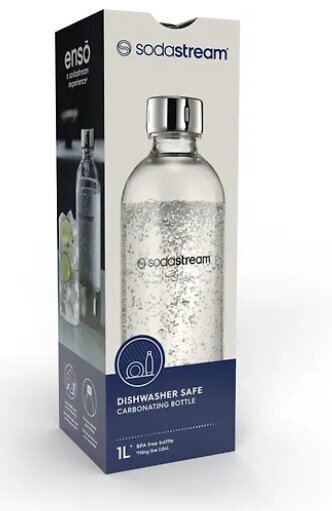 Sodastream Enso Steel DWS, 1 l hinta ja tiedot | Hiilihapotuslaitteet | hobbyhall.fi