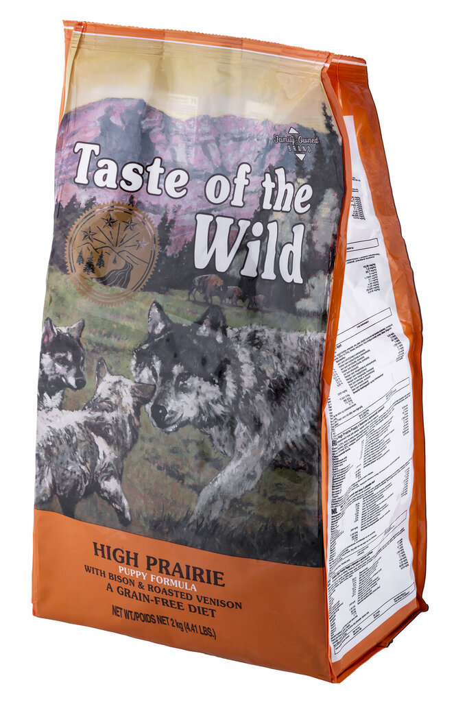 Taste of the Wild High Prairie Puppy paistettua hirven- ja biisoninlihaa, 2 kg hinta ja tiedot | Koiran kuivaruoka | hobbyhall.fi