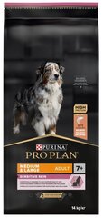 Purina Pro Plan 7+ Medium/Large Sensitive Skin vanhemmille koirille, 14 kg hinta ja tiedot | Koiran kuivaruoka | hobbyhall.fi