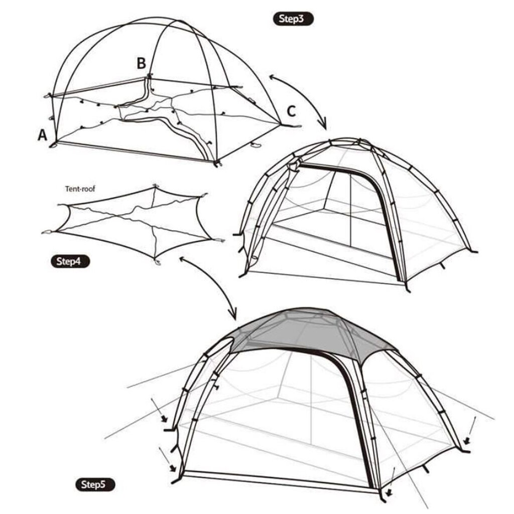 Ultrakevyt vaellusteltta Naturehike Cloud Peak hinta ja tiedot | Teltat | hobbyhall.fi