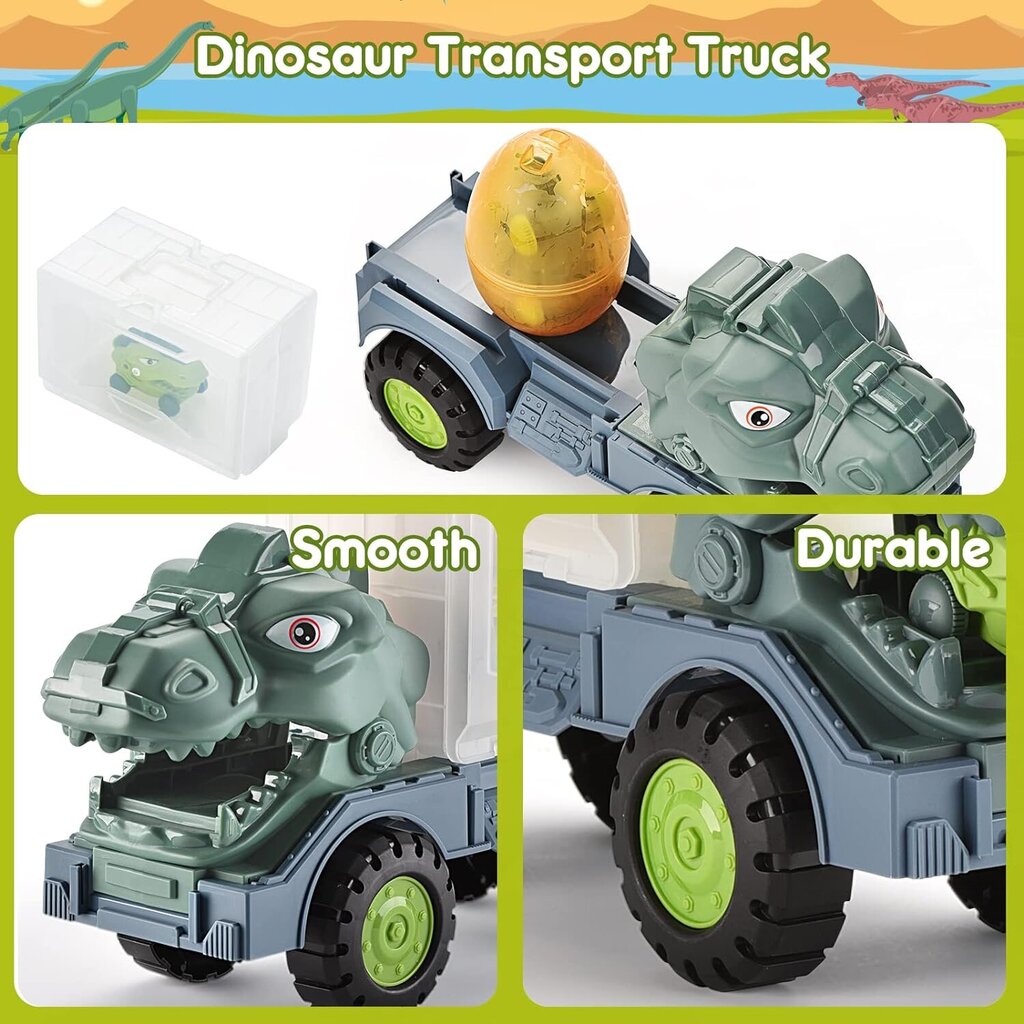 Leluauto dinosauruksilla Dino Cars hinta ja tiedot | Poikien lelut | hobbyhall.fi