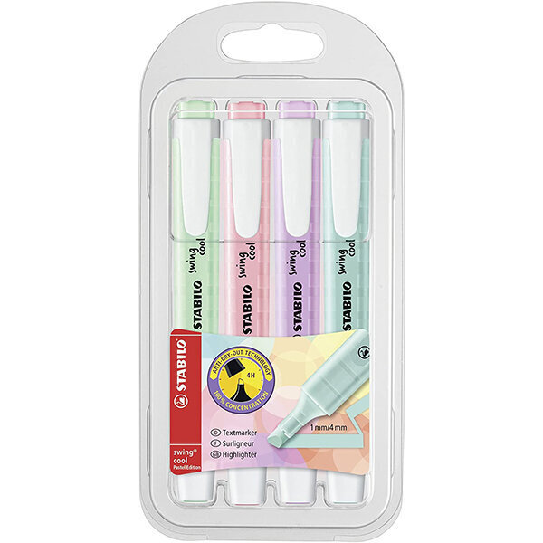 Markers Stabilo, 4 kpl hinta ja tiedot | Toimistotarvikkeet | hobbyhall.fi