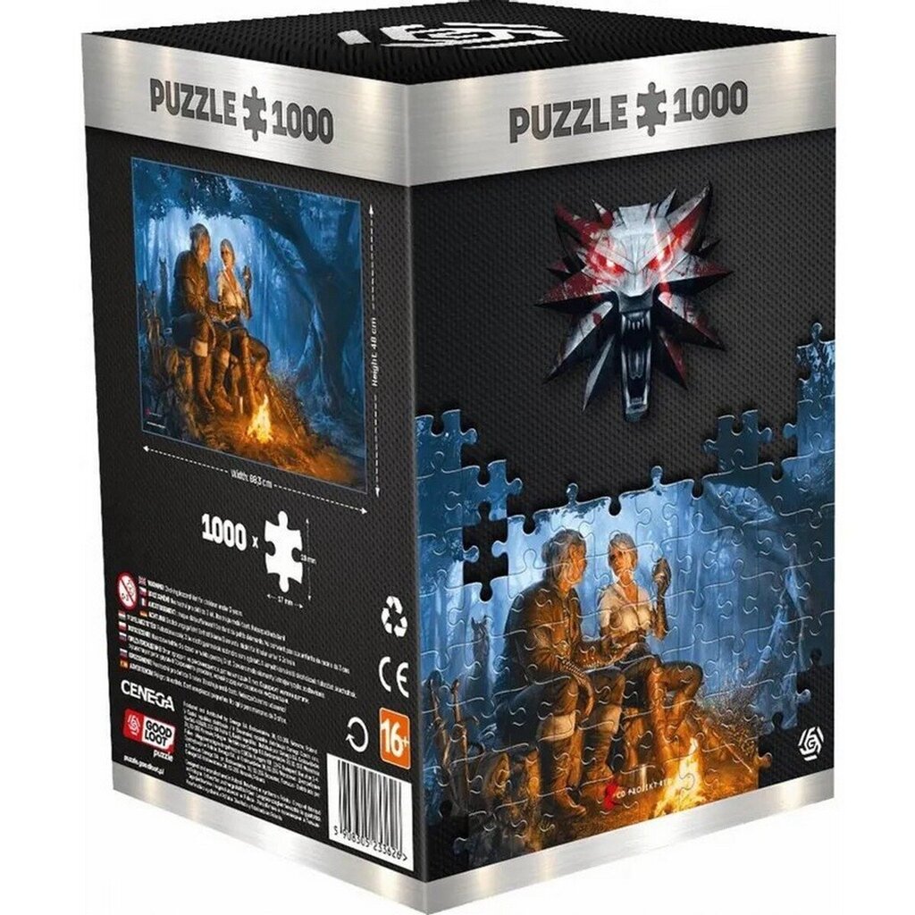 Dėlionė Good Loot Puzzle: Witcher, Journey of Ciri, 1000 d. hinta ja tiedot | Palapelit | hobbyhall.fi