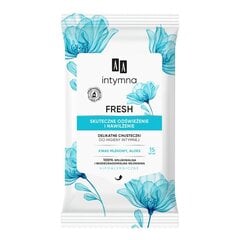 Hellävaraiset intiimihygieniapyyhkeet AA_Fresh, 15 kpl. hinta ja tiedot | AA Lapset | hobbyhall.fi