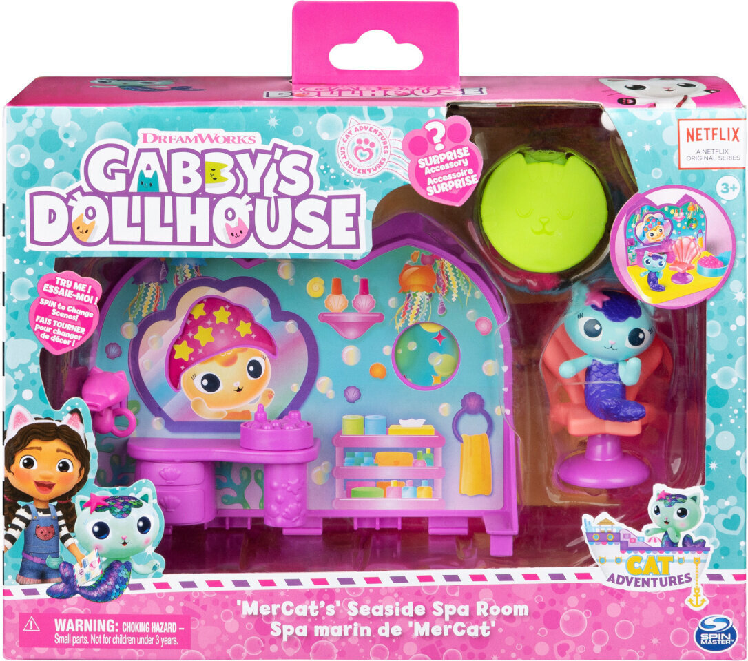 Spa-huone DreamsWorks Gabby&#39;s Dollhouse hinta ja tiedot | Tyttöjen lelut | hobbyhall.fi