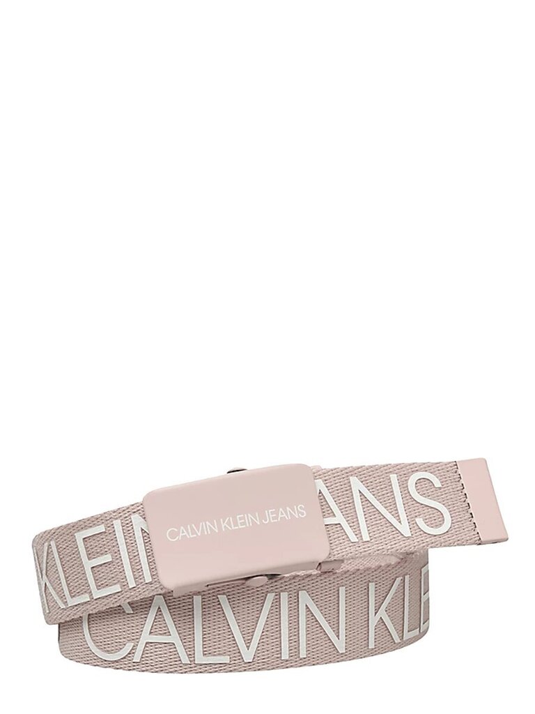 Calvin Klein Canvas Logo vyö tytöille, vaaleanpunainen hinta ja tiedot | Lasten asusteet | hobbyhall.fi