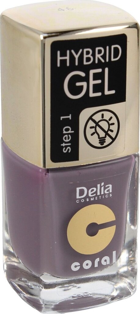 Kynsilakka Delia Cosmetics Coral Hybrid Gel, no. 46, 11 ml hinta ja tiedot | Kynsilakat ja kynsienhoitotuotteet | hobbyhall.fi