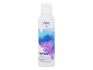 Suihkuajelugeeli Dove Mousse Renew Shower&amp;Shave, 200 ml hinta ja tiedot | Suihkusaippuat ja suihkugeelit | hobbyhall.fi