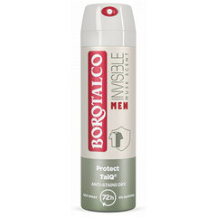 Suihkutettava deodorantti Borotalco Men Invisible miehille, 150 ml hinta ja tiedot | Deodorantit | hobbyhall.fi