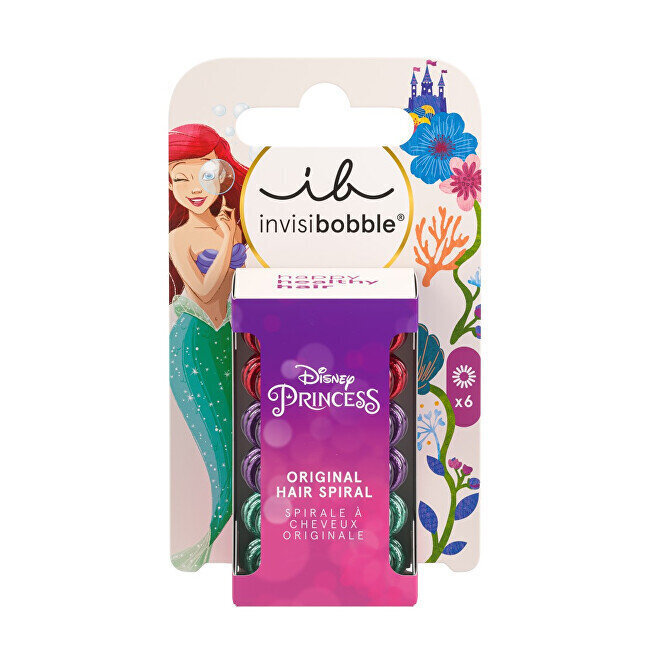 Hiussilmukat Invisibobble Kids Original Disney Ariel, 6 kpl. hinta ja tiedot | Hiustarvikkeet | hobbyhall.fi