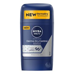 Kynädeodorantti Nivea Men Derma Dry Control, 50 ml hinta ja tiedot | Deodorantit | hobbyhall.fi