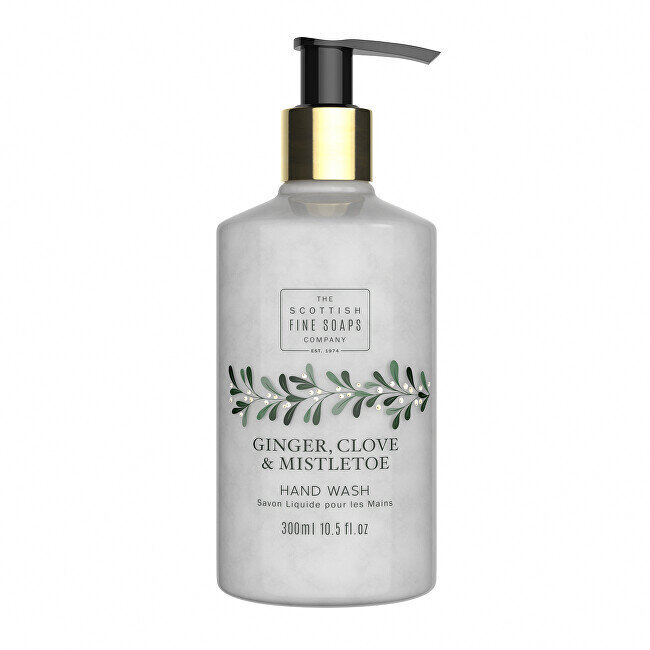 Nestemäinen käsisaippua Scottish Fine Soaps Ginger, Clove &amp; Mistletoe 300 ml hinta ja tiedot | Saippuat | hobbyhall.fi