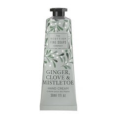 Käsivoide The Scottish Fine Soaps Ginger Clove & Mistletoe, 30 ml hinta ja tiedot | Vartalovoiteet ja -emulsiot | hobbyhall.fi