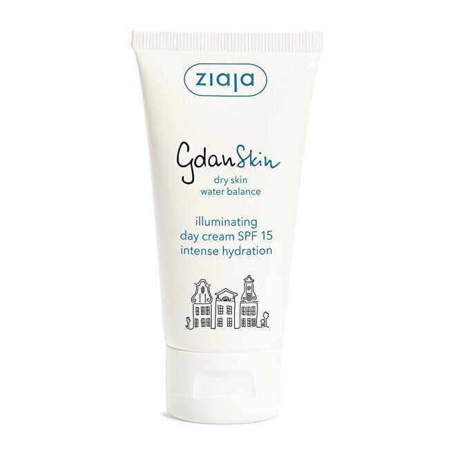 Päivävoide Ziaja GdanSkin Illuminating SPF 15, 50 ml hinta ja tiedot | Kasvovoiteet | hobbyhall.fi